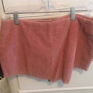 American Threads Pink Corduroy Skort